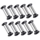 thumbnail image 2 of 10 piezas de tornillos de cabeza plana para manija de fabricación de cuchillos, remaches para manija de cuchillo, tornillos de fijación para sombreros, 2 of 5