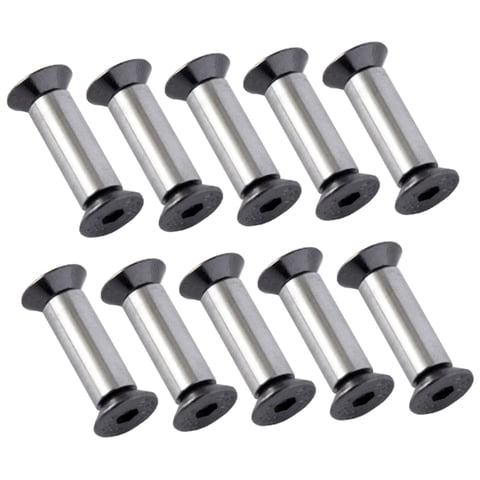 Ioensy - 10 Piezas De Tornillos Para Cuchillos, Remaches Para Mangos De Cuchillos, Tornillos De Fijación Para Bolsos Y Zapatos