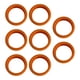 thumbnail image 2 of 8 Uds. Cubiertas Para Ruedas De Equipaje De 2,09 Pulgadas De Diámetro Para Trabajo Pesado, Protección Antiarañazos De Bajo Ruido, Naranja, 2 of 4