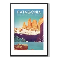 Genérico - Cuadro Póster Patagonia Chilena 33X43 Cm