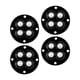 thumbnail image 5 of 4x Pasta Rodillo Ruedas Ruedas universales Rueda para muebles, Rotación de 360 grados Polea giratoria Mini Ruedas giratorias para caja de contenedores perlas de pegamento negro, 5 of 5
