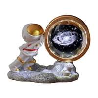 Magideal - Lámpara De Noche Con Bola De Cristal, Lámpara De Noche Astronómica Para Niños Y Niñas, Lámpara De Mesa Para Cómoda, Decoración De Escritorio Familiar Estilo A