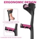 thumbnail image 5 of Muletas de antebrazo Hopelight plegables, rosa y negro, ajustables, 5 of 8