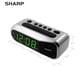thumbnail image 4 of Despertador Sharp Digital Ascendente Doble Alarma Plateado, 4 of 6