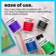 thumbnail image 5 of Tinta de recarga para sellos ExcelMark Premium, 60 ml, a base de agua, color rojo, 5 of 6