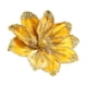 thumbnail image 4 of Adornos florales de magnolia para decoración navideña, decoración navideña para el hogar, tallos de flores artificiales con purpurina para interiores Oro, 4 of 5