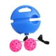 thumbnail image 3 of Zócalo De Entrenamiento De Pickleball Con 40 Agujeros, Cuerda De Bola De Pickleball Para Principiantes, Color Rojo Rosa, 3 of 5