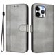 thumbnail image 1 of Funda Cartera para iphone 14 Promax Protección 360° con Ranuras para Tarjetas y Soporte Gris, 1 of 6