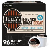 Cápsulas De Café Tully'S French Roast Decaf Keurig, 96 Unidades
