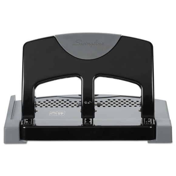 Perforadora de tres agujeros Swingline SmartTouch con capacidad para 45 hojas
