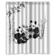 thumbnail image 1 of Cortina de ducha asiática china para baño con ganchos, tamaño 60 x 72 pulgadas, 1 of 3