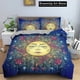 thumbnail image 1 of Fashion Sun With Human Face Bedding Set Boys Girls Duvet Cover Pillowcase Bed Adult Bedroom, 1 of 5