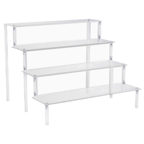 Magideal - Estante De Acrílico Multiusos De Varios Niveles Organizador De Almacenamiento De Maquillaje De Perfume Encimera Cupcakes Cosméticos Titular De , 4 A 4 Escalera