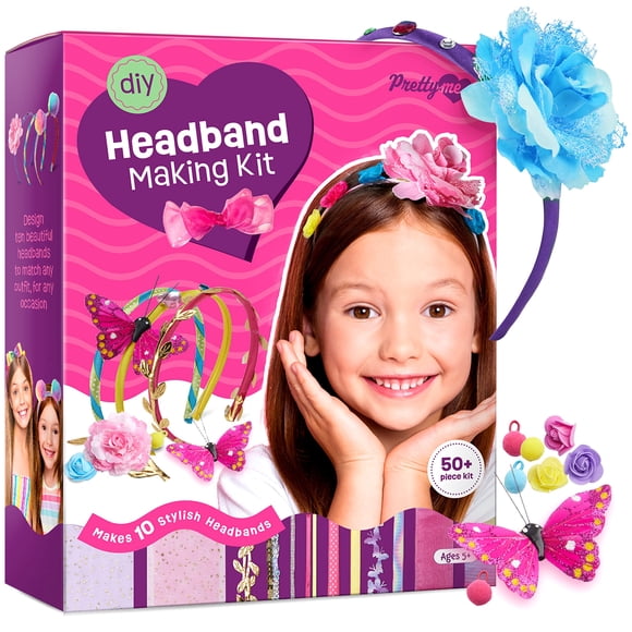 Kit para hacer diademas Pretty Me para niñas de 5 a 12 años