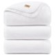 thumbnail image 1 of Manta UGG 279 cm x 228 cm de felpa de forro polar blanca, 1 of 8