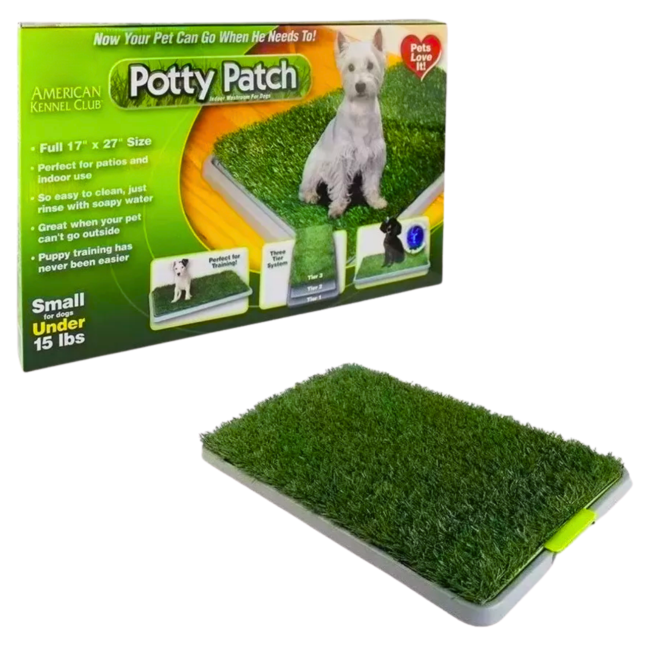 Baño Para Perros Gatos Ecológico Pet Potty Grande 43x68,5 Cm