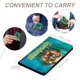 thumbnail image 4 of Escalofríos Porta Pasaporte y Cartera de Viaje Premium de Cuero PU, Funda de Pasaporte Bloqueo RFID con Ranuras para Tarjetas de Crédito, Estuche para Libro de Pasaporte para Familia 10cm × 15cm, 4 of 6