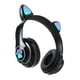 thumbnail image 2 of Auriculares Con Orejas De Gato Auriculares Para Juegos Con Iluminación RGB Para Teléfonos PC Tablet Negro, 2 of 5