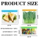 thumbnail image 2 of Bolsas reutilizables para almacenar alimentos - Paquete de 10 bolsas para congelador Bolsas reutilizables de un galón, 2 of 8