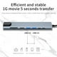 thumbnail image 3 of Hub Adaptador Usb Tipo C 8 En 1 Para Macbook Windows Lan, 3 of 4