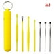 thumbnail image 1 of 6PCS Ear Cleanser Spoon Health Care Earpick Ear Cleaner Wax Removal Tool Earpick Sticks Earwax Remover Curette Ear Pick Cleaning, 1 of 3