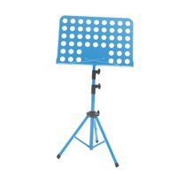 Bothyi - Atril Plegable Escalable Para Música, Ideal Para Principiantes, Guitarra, Ukelele, Violín, Color Azul