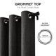 thumbnail image 5 of Cortinas Blackout Joydeco 100% Opacas Térmicas 2 Paneles, 5 of 9