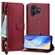 thumbnail image 1 of FOXDOCK Funda Tipo Cartera para Realme C71 4G Cuero PU con Cremallera y Correa de Muñeca, Ranuras para Tarjetas, Soporte Plegable, Cierre Magnético, 1 of 5