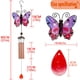 thumbnail image 2 of 1 Pack, Butterfly Wind Chimes, Outdoor Indoor Decor, 31" Metal Glass Music Wind Chime, Mobile Romantic Chimes For Garden, Patio, Yard, Backyard Or Festival Decor/Best Mothers And Women Gifts (Purple &, 2 of 2