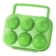 thumbnail image 5 of Caja De Almacenamiento De Huevos Con 6 Compartimentos, Dispensador De Huevos, Ideal Para El Hogar, Mochileros Y Senderismo, Color Verde., 5 of 5