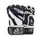 thumbnail image 3 of Guantes de mma Medio Karate Guantes de lucha Saco de arena Equipo de protección Adultos ligeros Taekwondo Envolturas para manos Guantes de boxeo , Blanco negro, 3 of 5