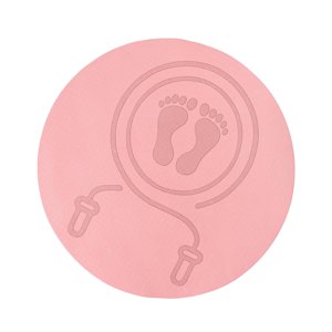 Ioensy - Colchoneta Para Ejercicios De Fitness, Colchoneta Redonda Para Interiores Y Exteriores, Colchoneta Acolchada Antideslizante Para Entrenamiento Rosa