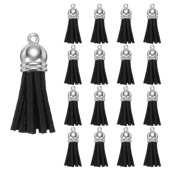 Borlas Uxcell Cuero Negro 200 Piezas