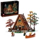 thumbnail image 1 of Set de exhibición coleccionable LEGO Ideas A-Frame Cabin 21338, 1 of 3