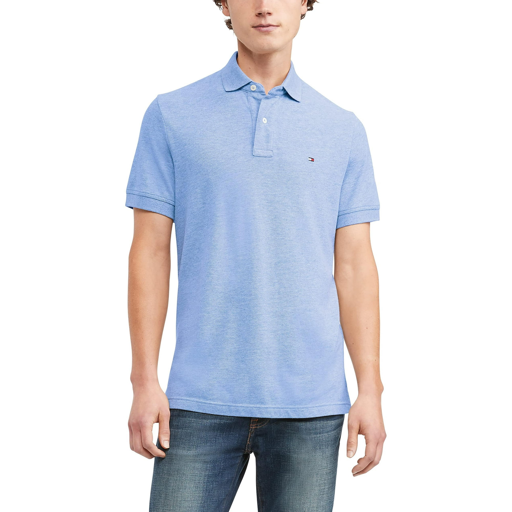 Polo Tommy Hilfiger Classic Fit Para Hombre Malaga Blue Xs