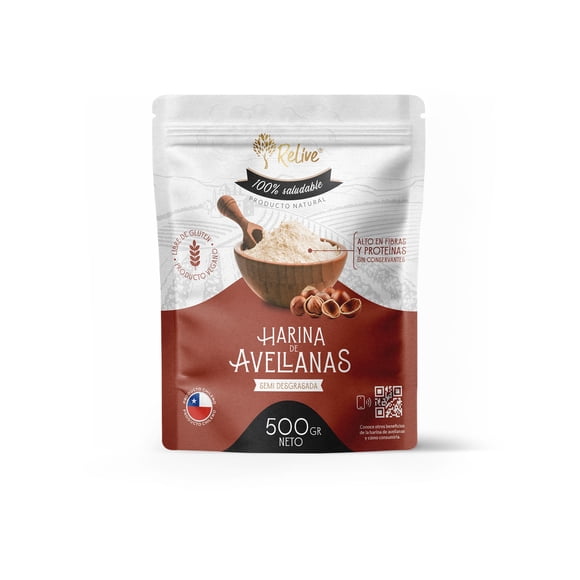 Harina de avellana, 500 g