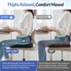 thumbnail image 4 of Cojín de Asiento ZIKEE 46 cm con Inclinación para Muslo y Espuma de Memoria, 4 of 9