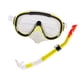 thumbnail image 2 of Conjunto De Snorkel, Máscara De Buceo Con Vista Amplia, Gafas De Natación, Gafas De Buceo Para Bajo El Agua, Amarillo Claro, 2 of 5