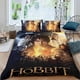 thumbnail image 2 of Hobbit Conjunto de sábanas temático, trío de piezas, cómodo y amigable con la piel, diseño único, regalo de decoración para el hogar para familiares, amigos y fans,173cm *218cm, 2 of 6