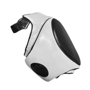 Ioensy - Almohadilla De Muslo Curvada Para Boxeo, Para Entrenamiento De Boxeo Masculino, Almohadilla Corporal Para Patadas Y Golpes, Color Blanco Izquierdo