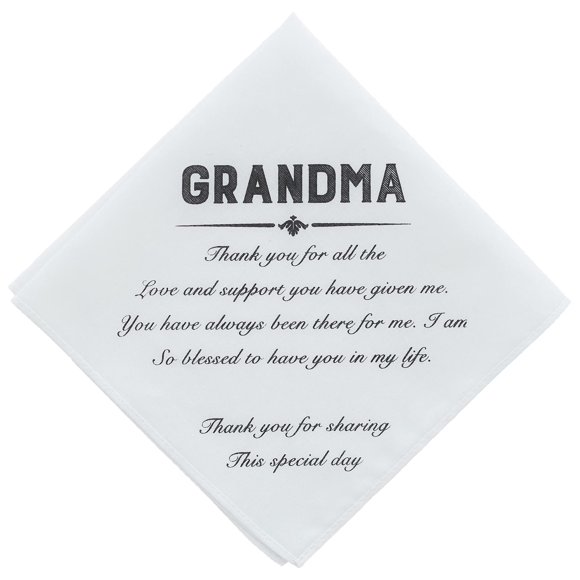 Pañuelo Wishprom 30 cm Blanco – Regalo para la Abuela