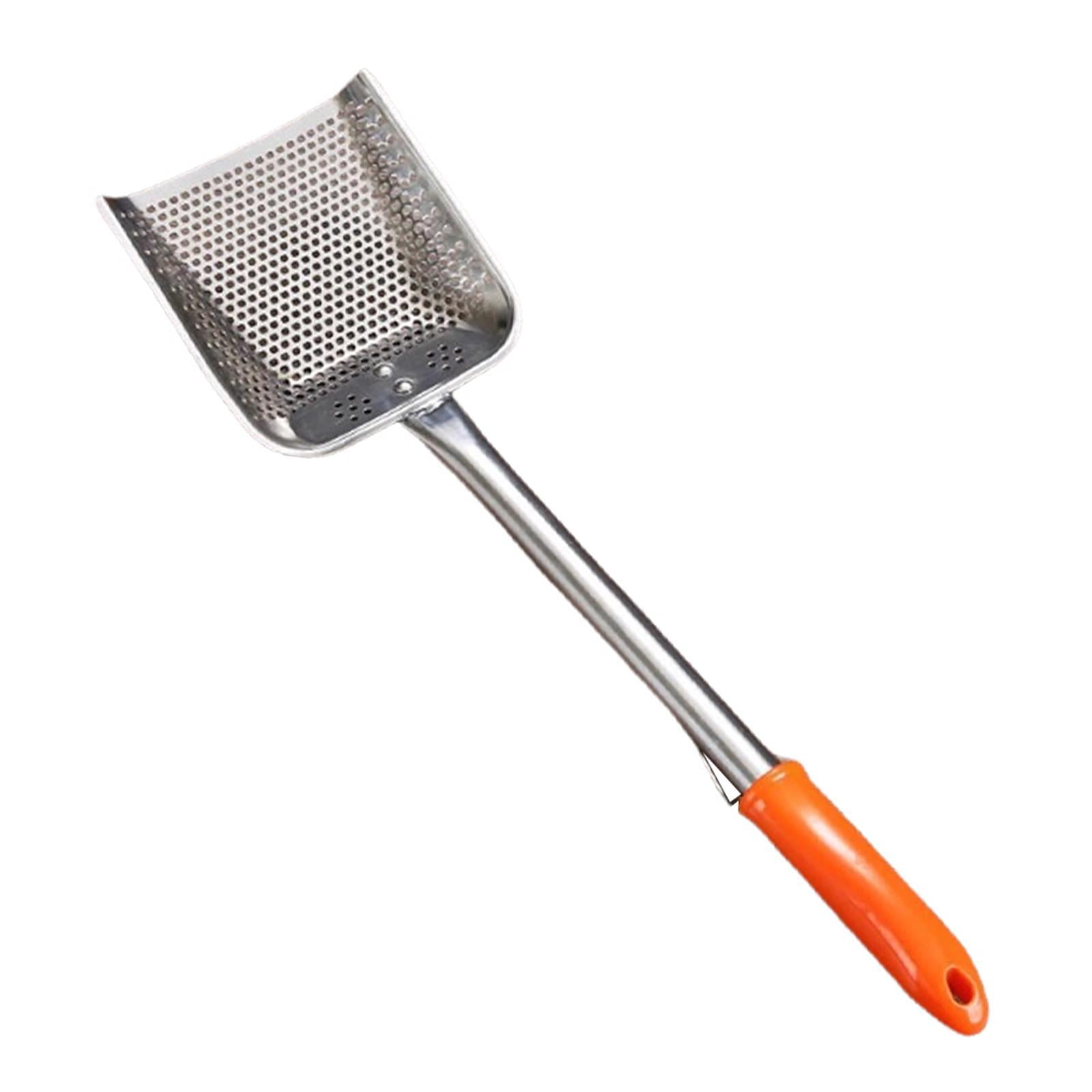 Magideal - Espumador De Aceite, Utensilio De Cocina, Separador De Aceite Para Papas Fritas, Colador De Aceite De Acero Inoxidable Para Colar Pollo Frito Y Pasta. 49.5cmx14cmx3cm