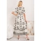 thumbnail image 2 of Maxi Vestido Largo Mujer Cruzado Diseño Casual Eventos 3363, 2 of 3