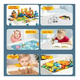 thumbnail image 2 of Juego Didáctico 186pcs, Mesa, 1 Silla, 4 Cajas Laterales, 2 of 4