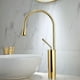 thumbnail image 2 of Grifo Mezclador Baño Monomando Lavamanos Llave Grifo Dorado, 2 of 3