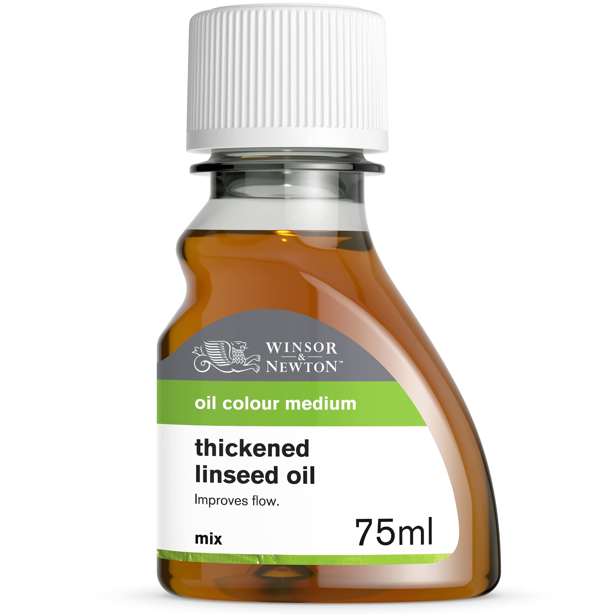 Aceite De Linaza Winsor & Newton Sansodor, Botella Espesa De 75 Ml