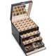 thumbnail image 1 of Organizador de Pendientes Glenor 23 × 23 × 18 cm Cuero PU Negro, 1 of 6