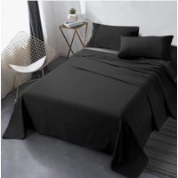 Riqui - Sabana Encimera King Negra