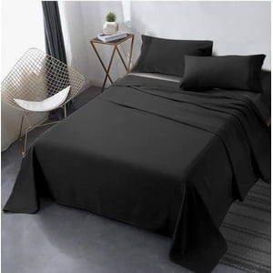 Riqui - Sabana Encimera King Negra