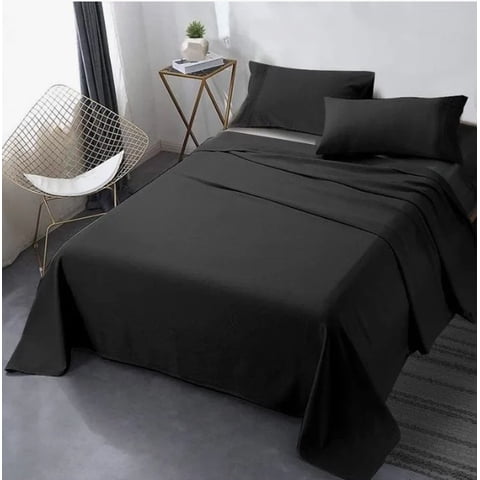 Riqui - Sabana Encimera King Negra